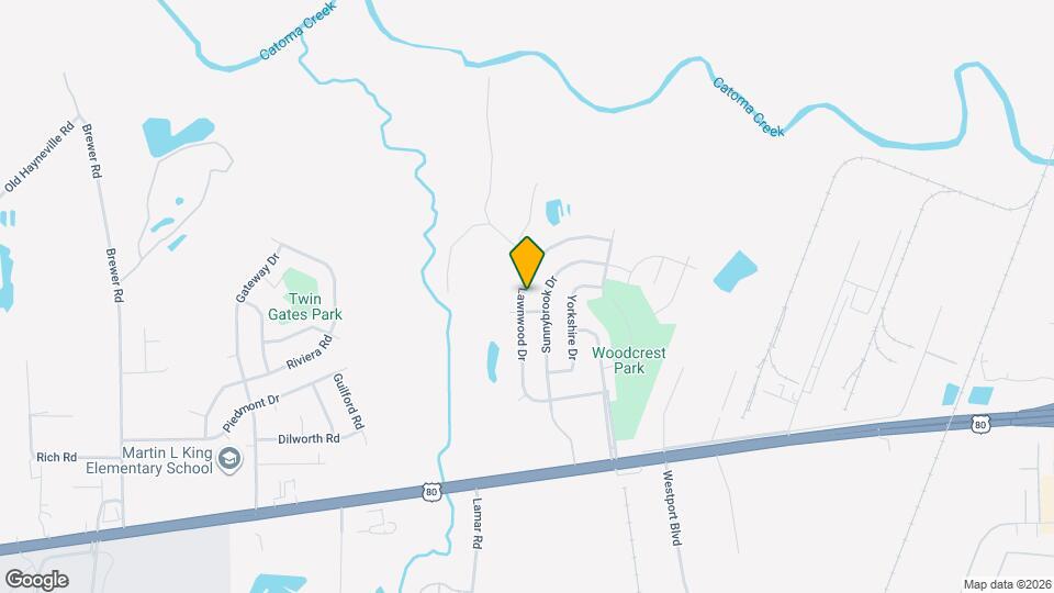 4327 Lawnwood Dr Map and Location Details