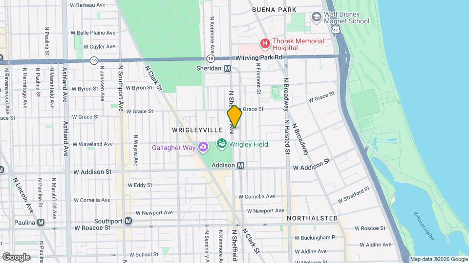 3721 N Sheffield Ave, Unit 307 Mapa y Detalles de la Ubicación