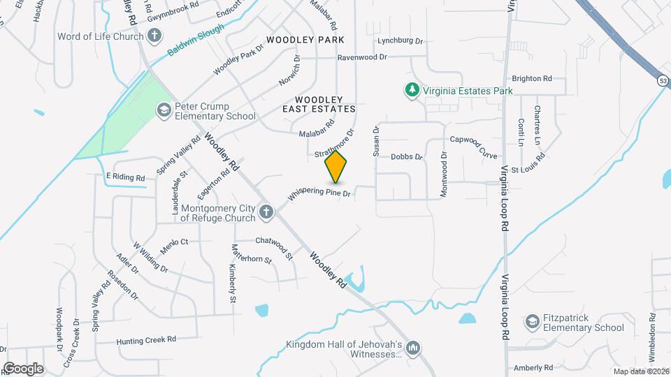 2695 Whispering Pine Dr Map and Location Details