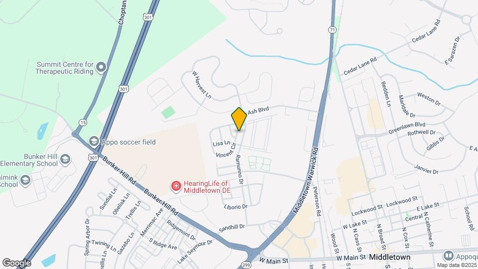 312 Vincent Cir Mapa y Detalles de la Ubicación