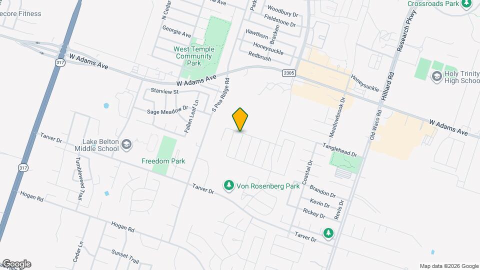 504 Hayfield Ln Map and Location Details