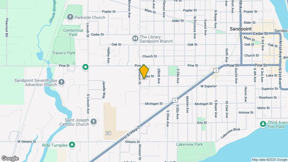 1411 Lake St Mapa y Detalles de la Ubicación