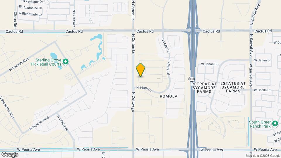 11547 N 170th Ln Map and Location Details