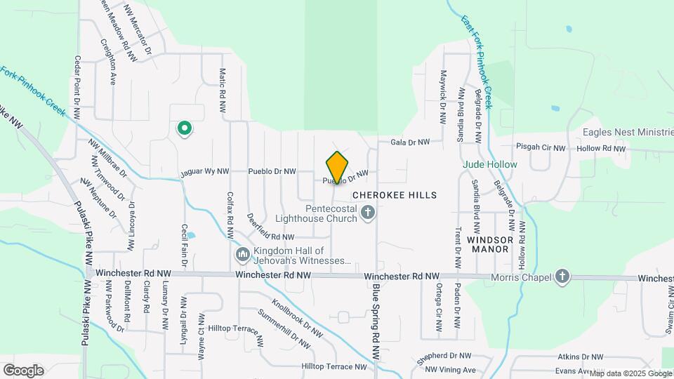 2903 Deerfield Rd NW Map and Location Details