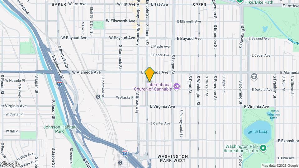 366 S Lincoln St Map and Location Details