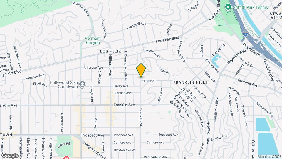 2030 Talmadge St Map and Location Details