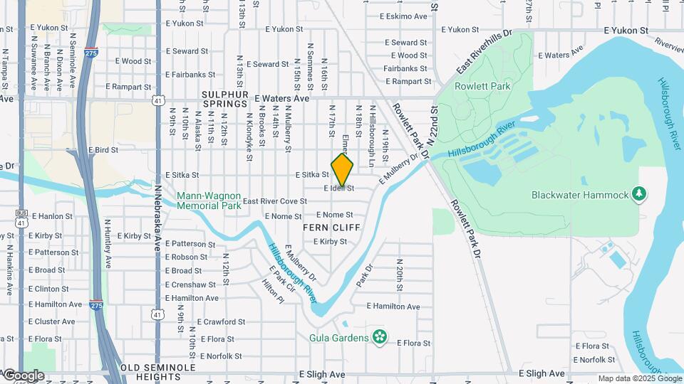 1707 E Idell St Map and Location Details