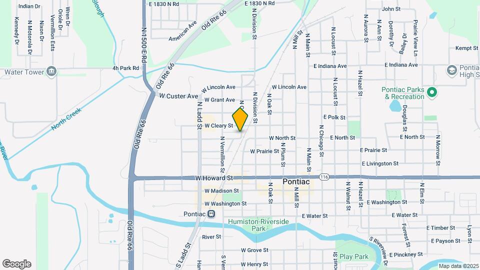 605 W North St Map and Location Details