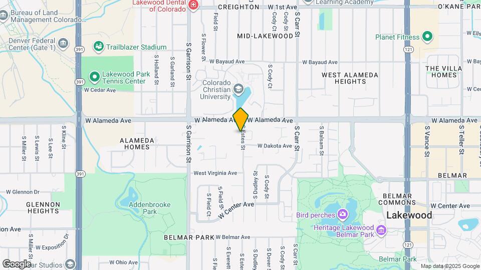 341 S Estes St Map and Location Details