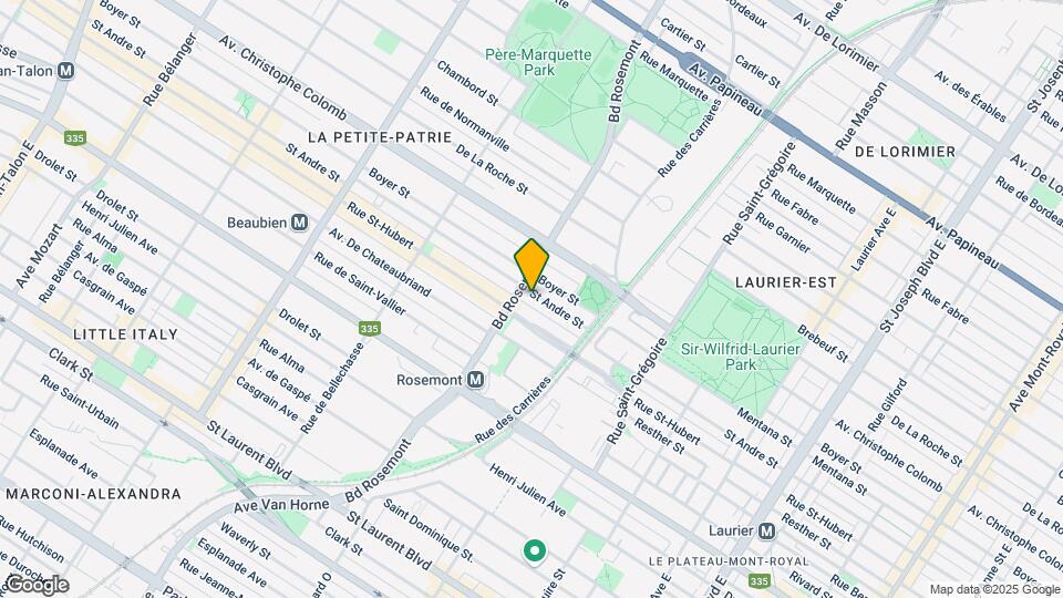 5754 Saint-André St Map and Location Details