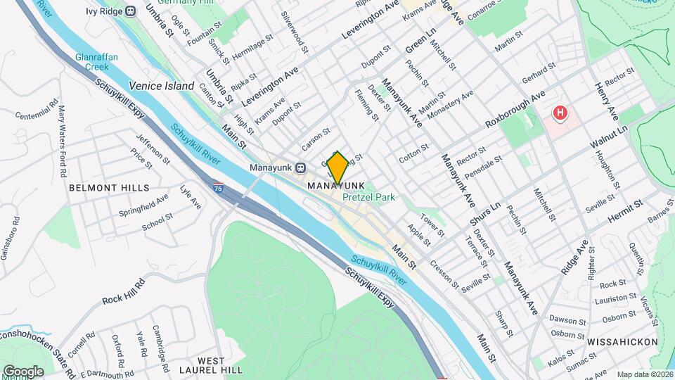 4338 Cresson St Map and Location Details