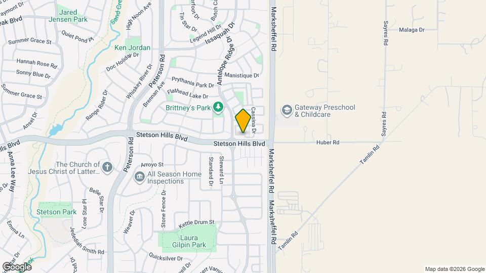 7604 Firehawk Ln Map and Location Details