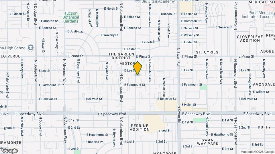 1500 N Catalina Ave Map and Location Details