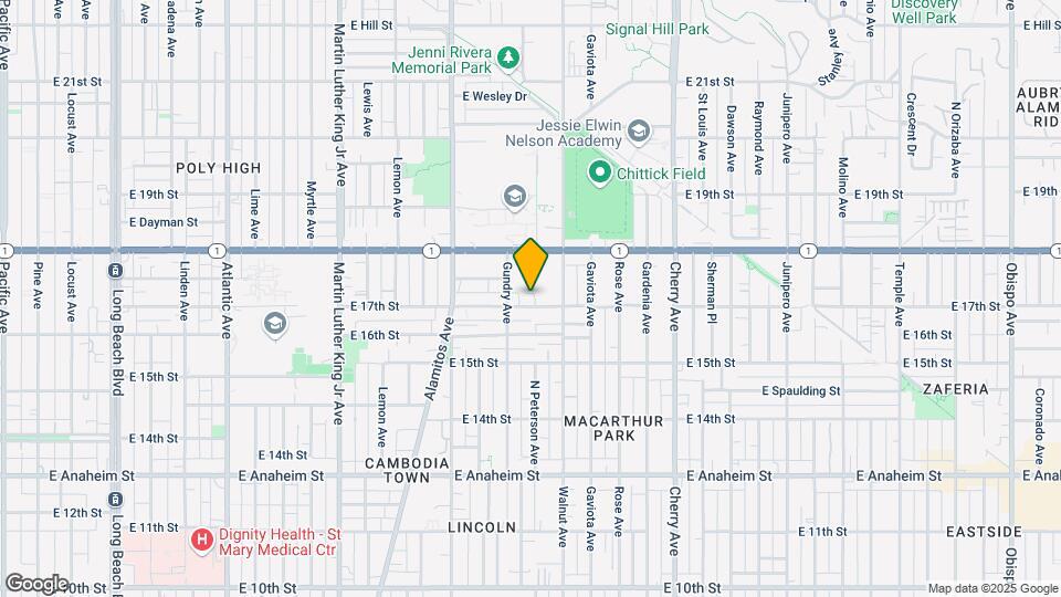 1441 E 17th St Map and Location Details