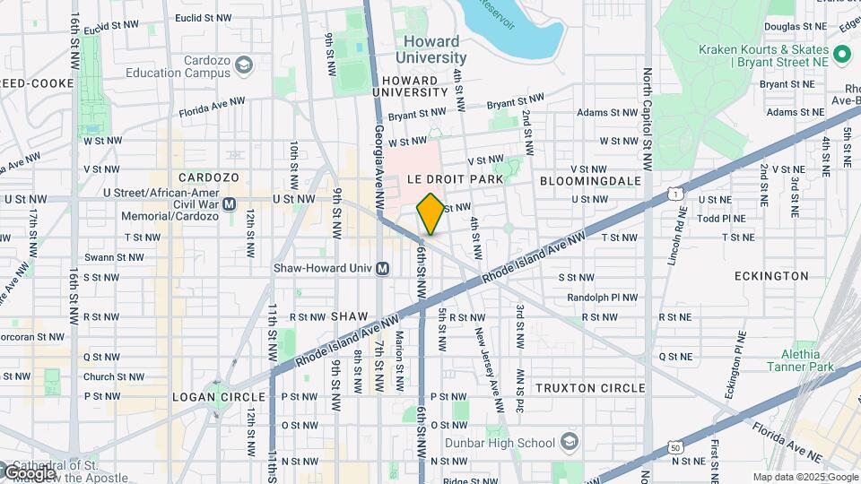 541 Florida Ave NW Map and Location Details
