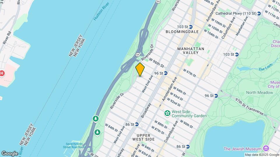 316 W 93rd St Map and Location Details