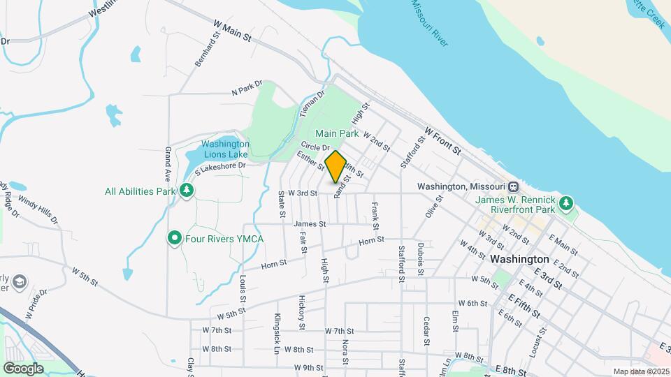 805 W 3rd St Map and Location Details