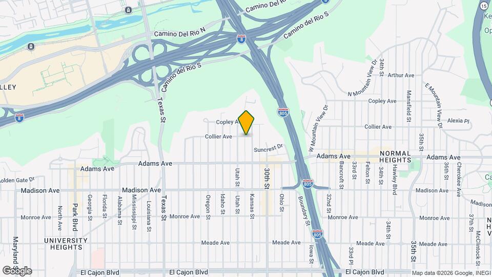 2877 Collier Ave Map and Location Details