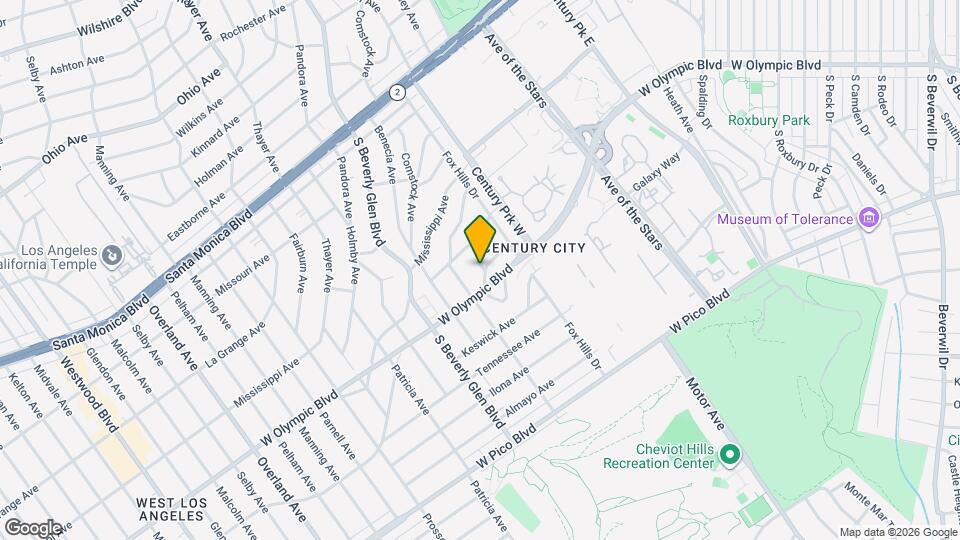 1848 Benecia Ave Map and Location Details