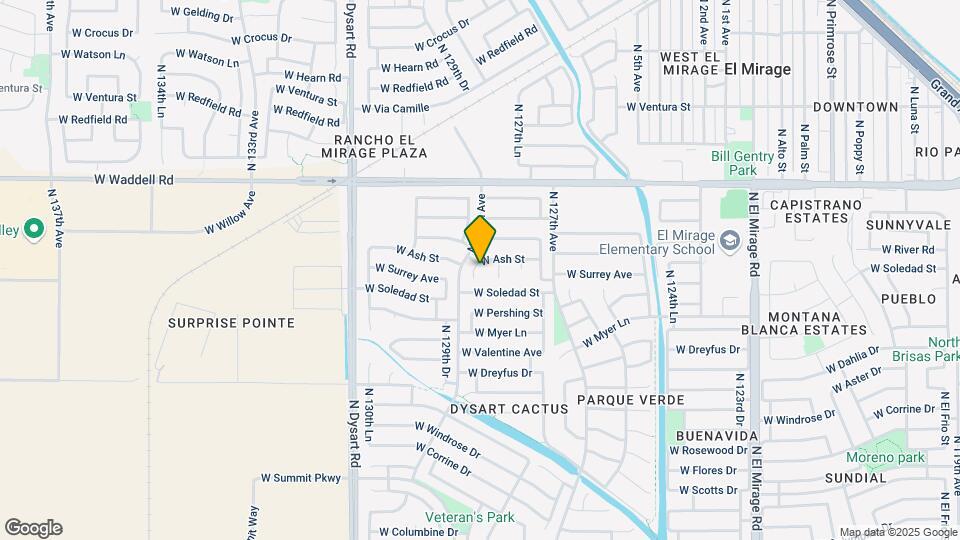 12823 W Ash St Map and Location Details