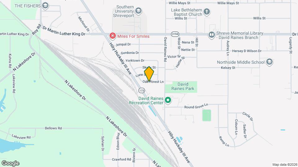 3023 Oak Forest Ln Map and Location Details