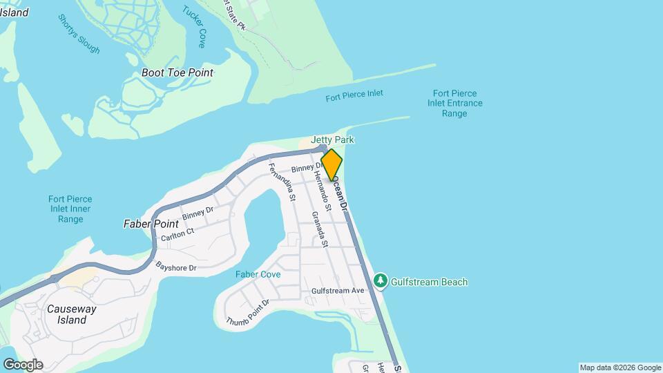 305 S Ocean Dr Map and Location Details