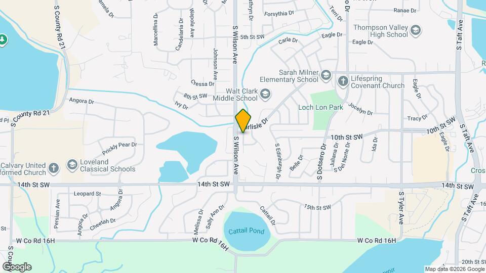 1053 Caroline Ct Map and Location Details