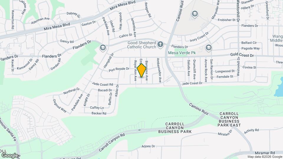 10171 Empress Ave Map and Location Details