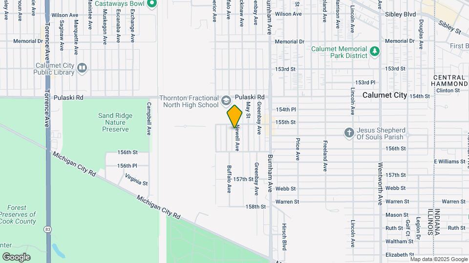 744 Newell Ave Map and Location Details