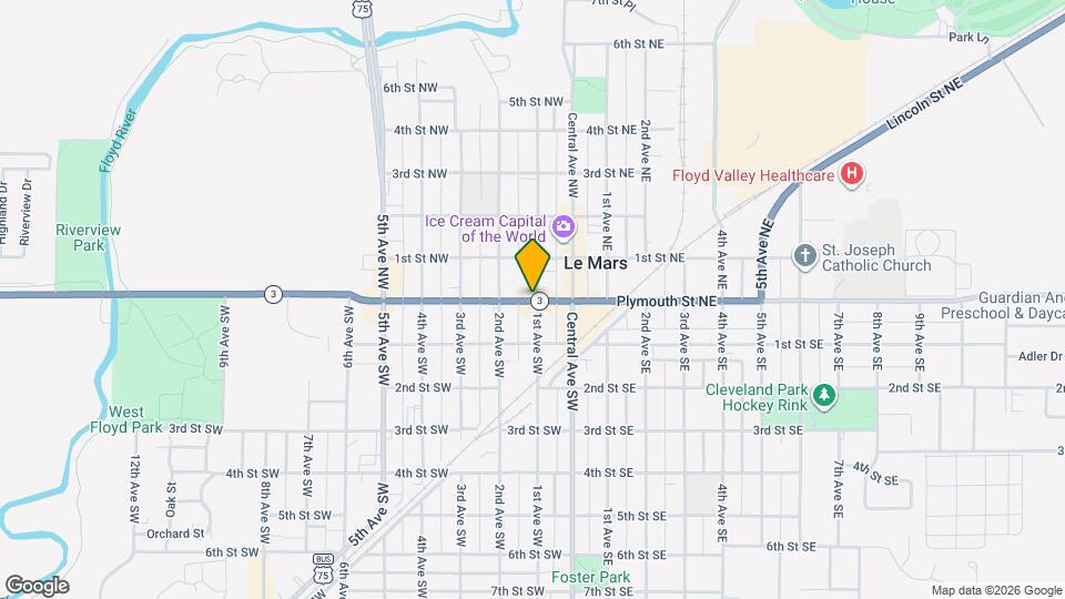 105 Plymouth Street, Unit 1 Map and Location Details