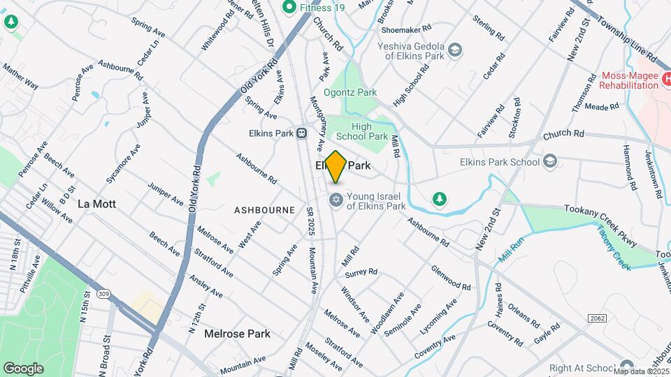 1339 Ashbourne Rd Map and Location Details