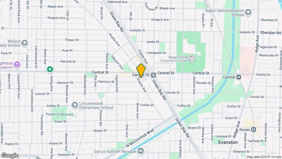 1921 Harrison St Map and Location Details