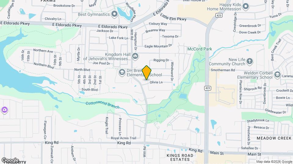 2213 Olivia Ln Map and Location Details