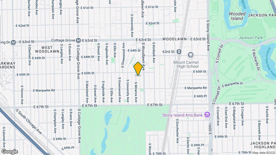6517 S Minerva Ave Mapa y Detalles de la Ubicación