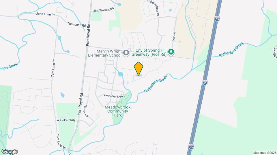 2102 Longhunter Chase Dr Mapa y Detalles de la Ubicación