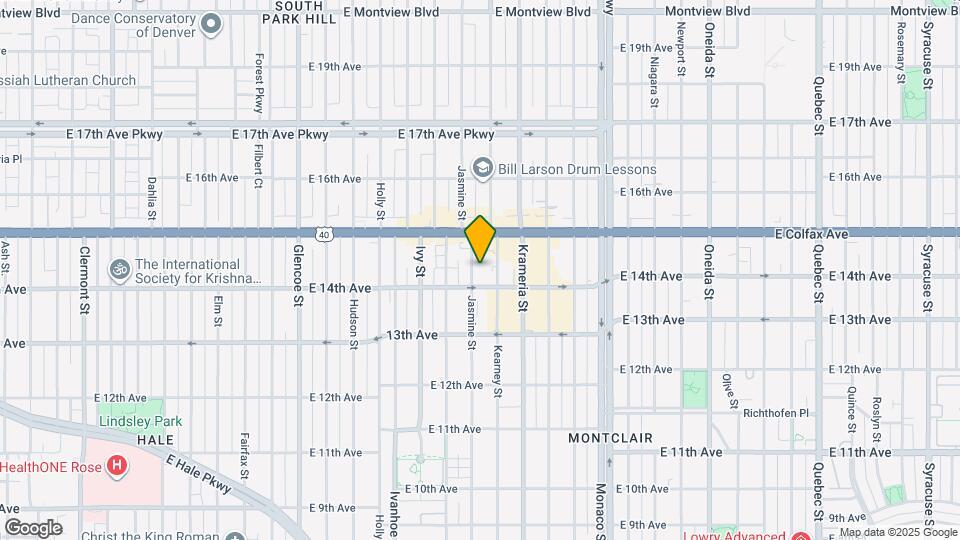 1420 Jasmine St Map and Location Details