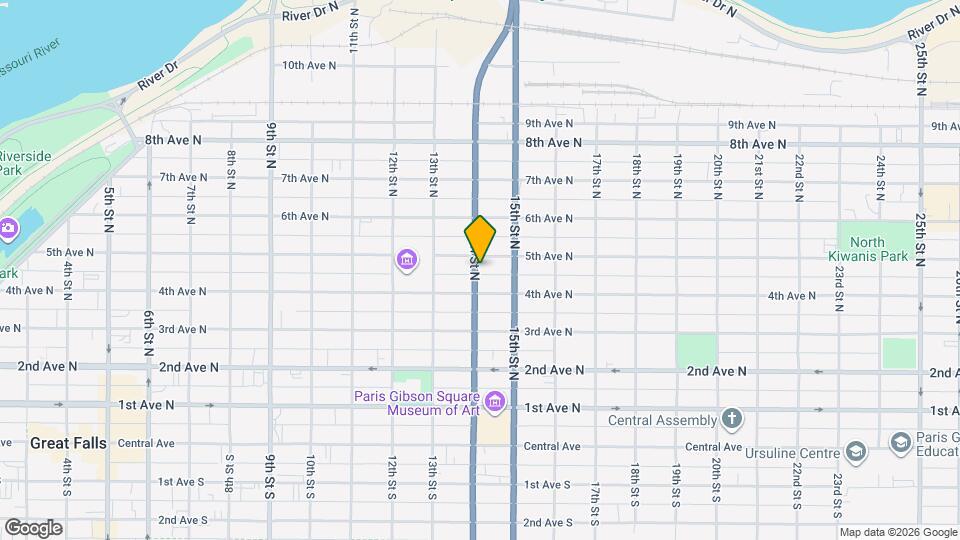 417 14th St N Map and Location Details