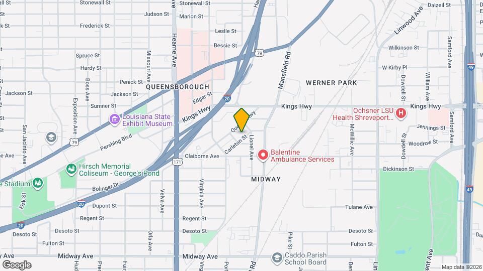 2222 Carleton St Map and Location Details