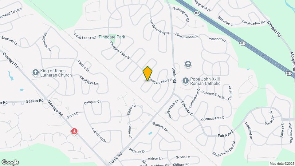 8330 White Cedar Cir Map and Location Details