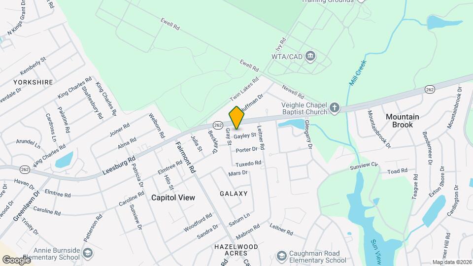 2109 Gayley St Mapa y Detalles de la Ubicación