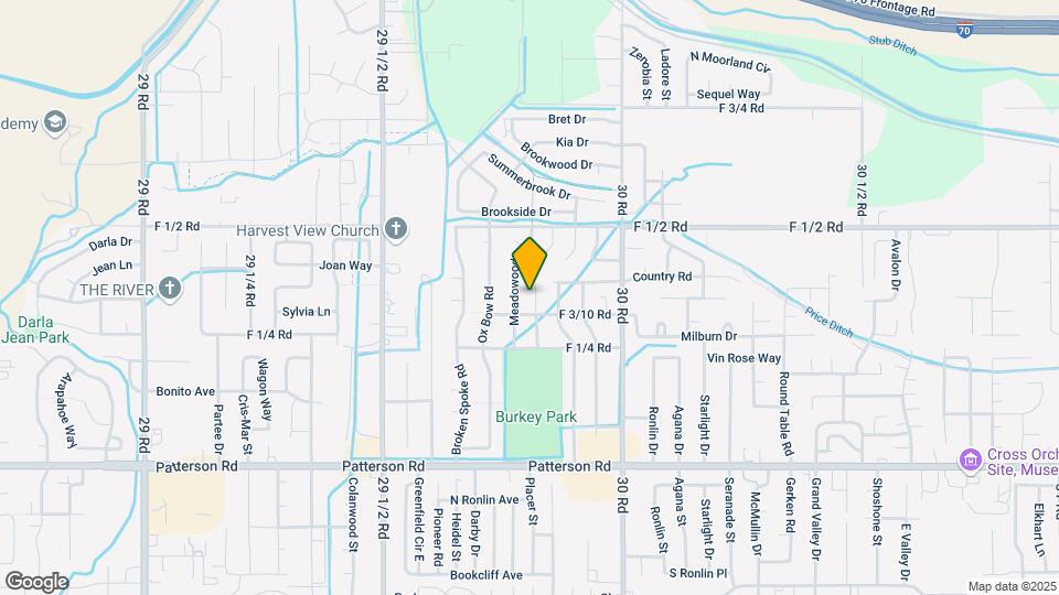633 N Placer Ct Map and Location Details