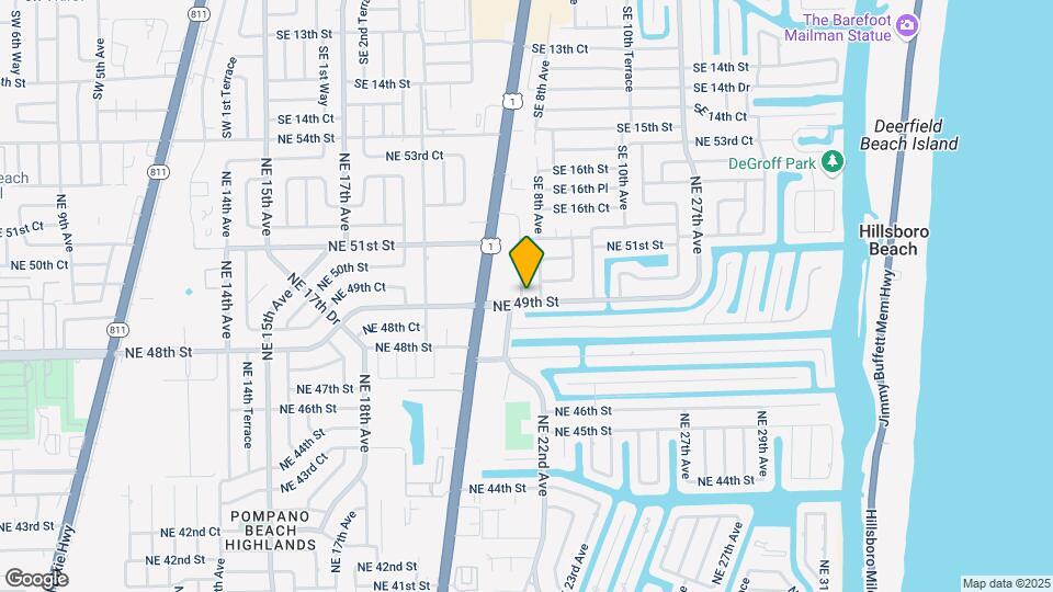2201 NE 49th St Map and Location Details