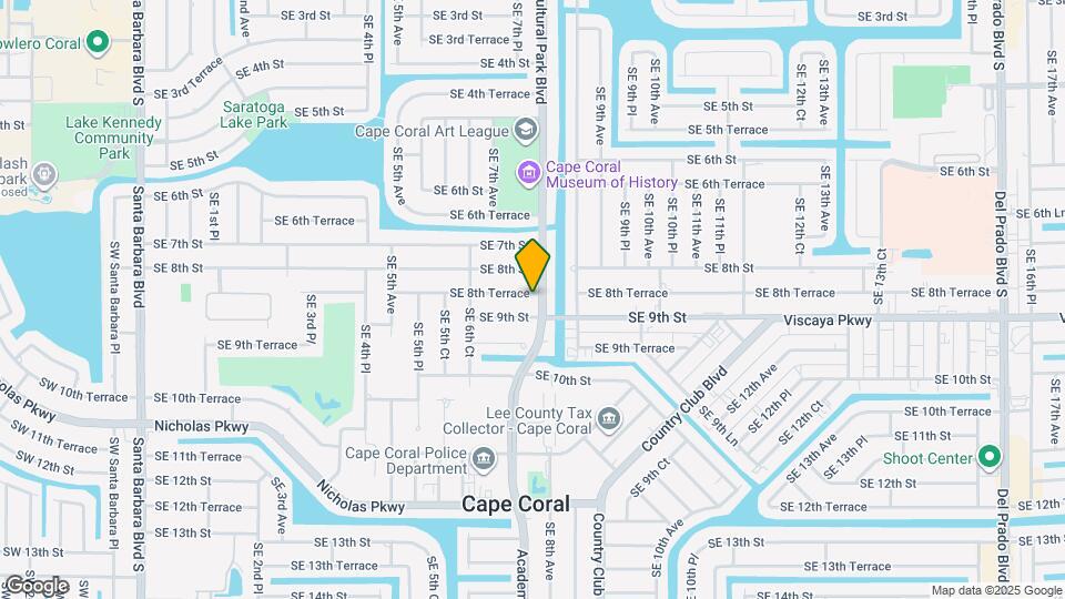 718 SE 8th Terrace Map and Location Details