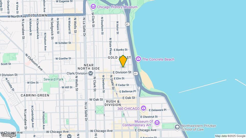 1209 N Astor St Map and Location Details