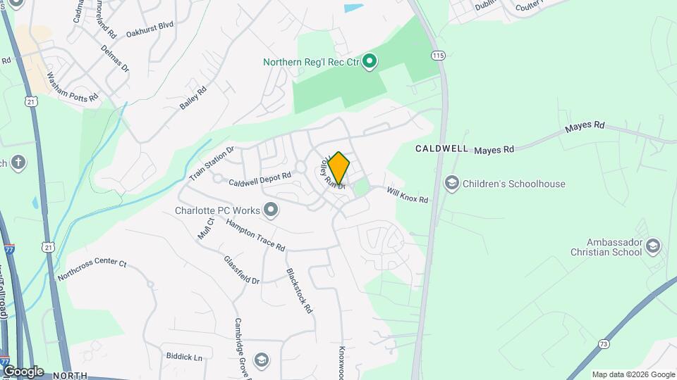 10531 Trolley Run Dr Map and Location Details