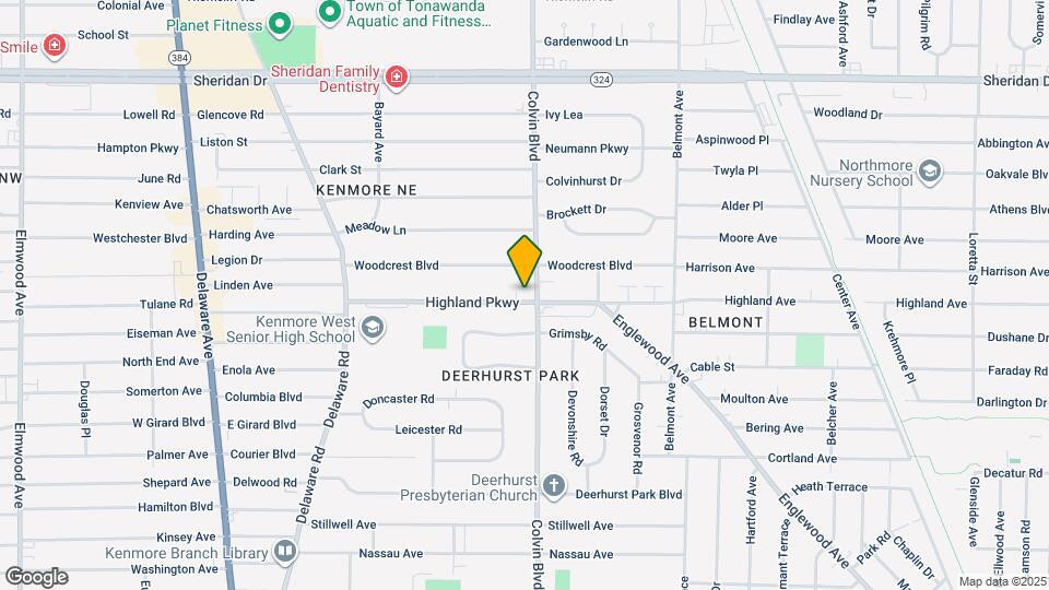 1230 Colvin Blvd, Unit Endcap Mapa y Detalles de la Ubicación