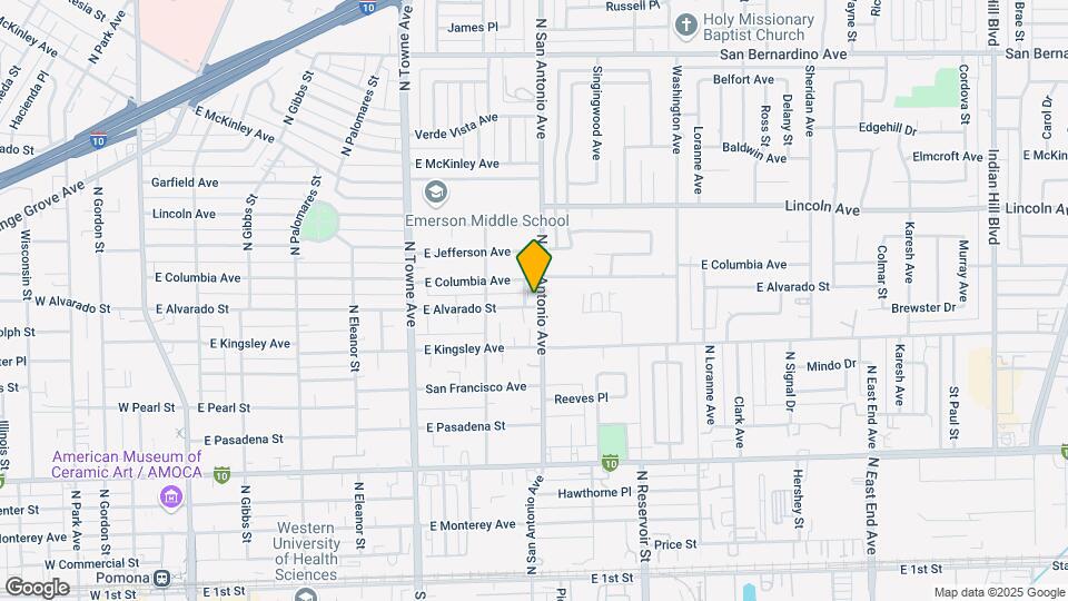 901 N San Antonio Ave Map and Location Details