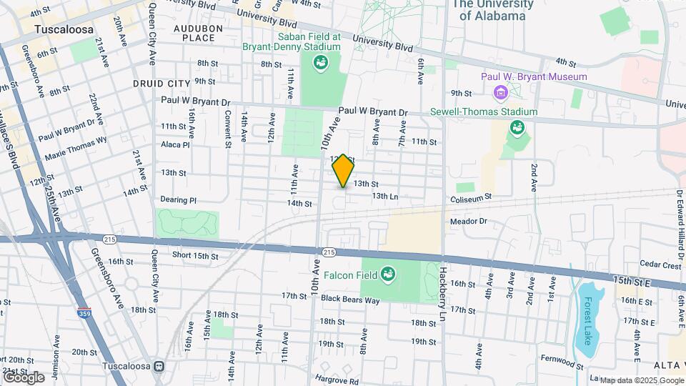 900 Homewood Dr Map and Location Details