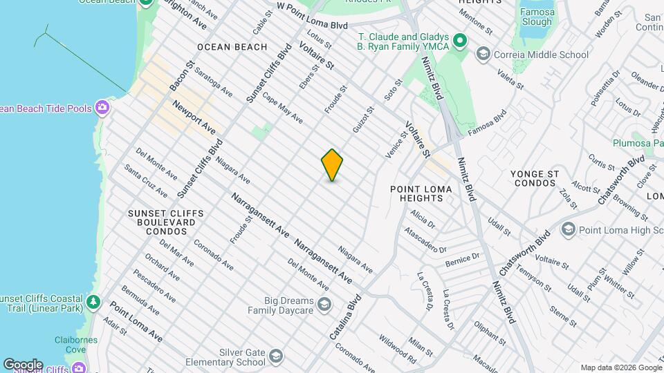 4462 Santa Monica Ave Map and Location Details