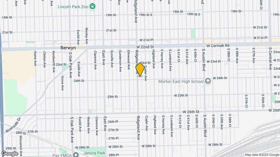 2345 Ridgeland Ave Map and Location Details